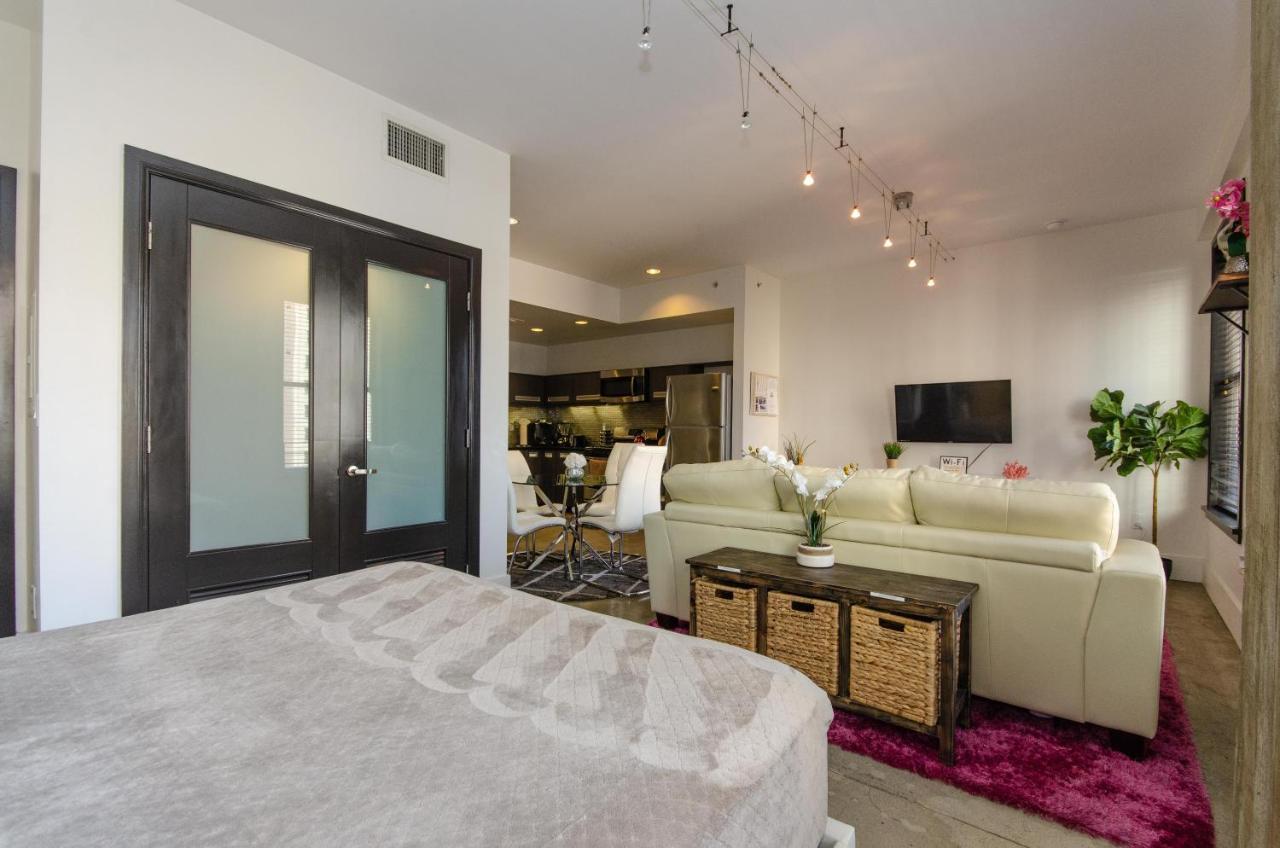Modern Loft With Rooftop Lounge In Dtla Apartment Los Angeles Bagian luar foto