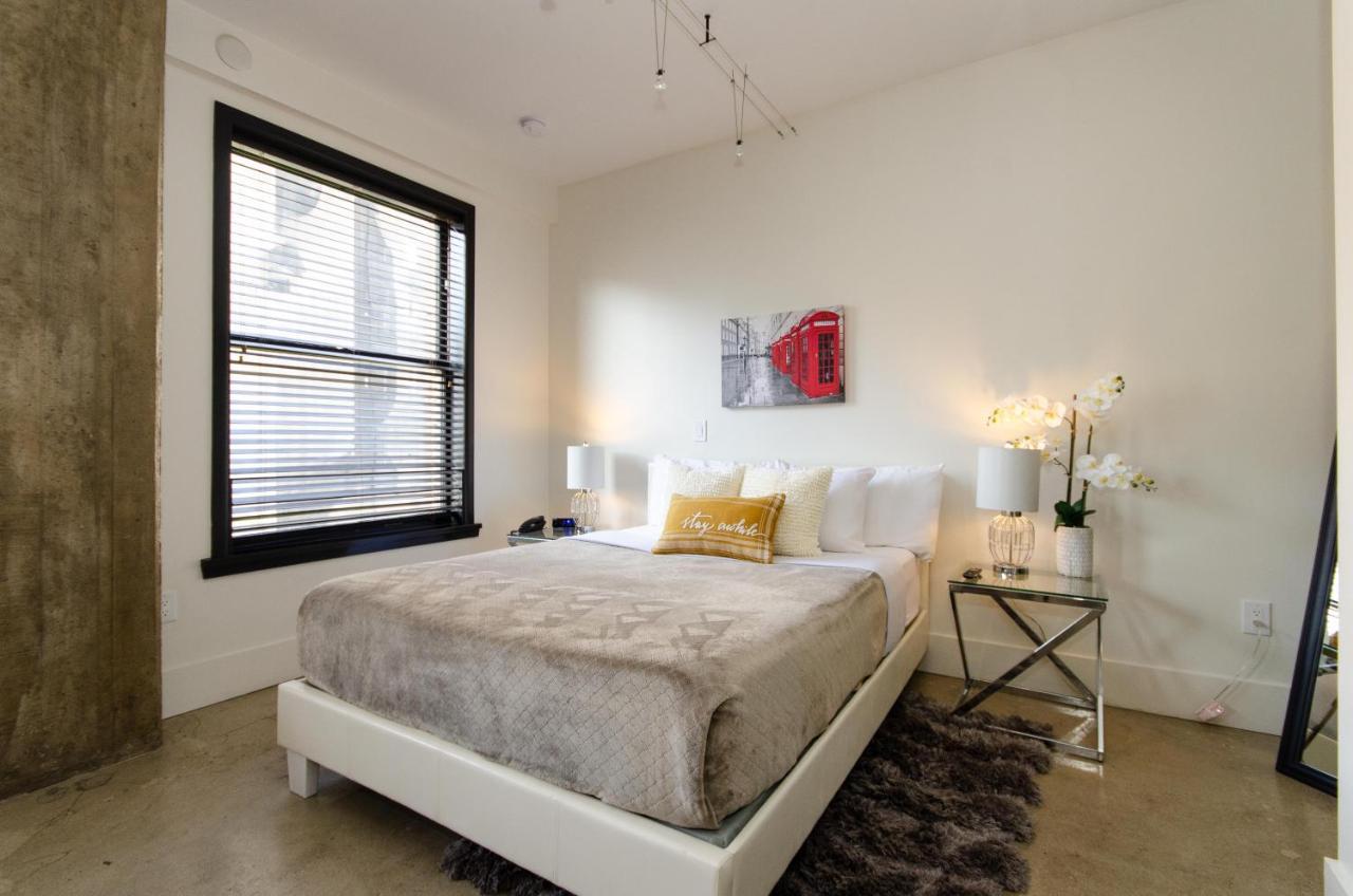 Modern Loft With Rooftop Lounge In Dtla Apartment Los Angeles Bagian luar foto