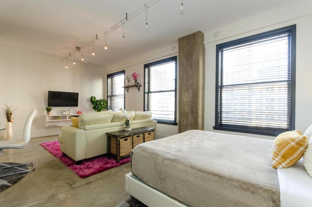 Modern Loft With Rooftop Lounge In Dtla Apartment Los Angeles Bagian luar foto